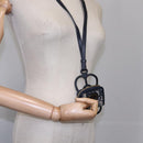 Christian Dior Neck Strap Phone Folder Trotter Canvas Navy Auth 108927-12