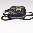 Christian Dior Neck Strap Phone Folder Trotter Canvas Navy Auth 108927-4