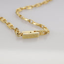 CELINE Chain Shoulder Bag Patent leather Black Auth 108958-7