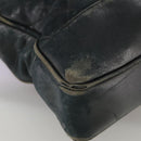 CHANEL Matelasse Chain Shoulder Bag Leather Gold Black CC Auth 108965-15