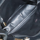 CHANEL Matelasse Chain Shoulder Bag Leather Gold Black CC Auth 108965-10