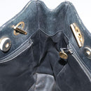 CHANEL Matelasse Chain Shoulder Bag Leather Gold Black CC Auth 108965-20