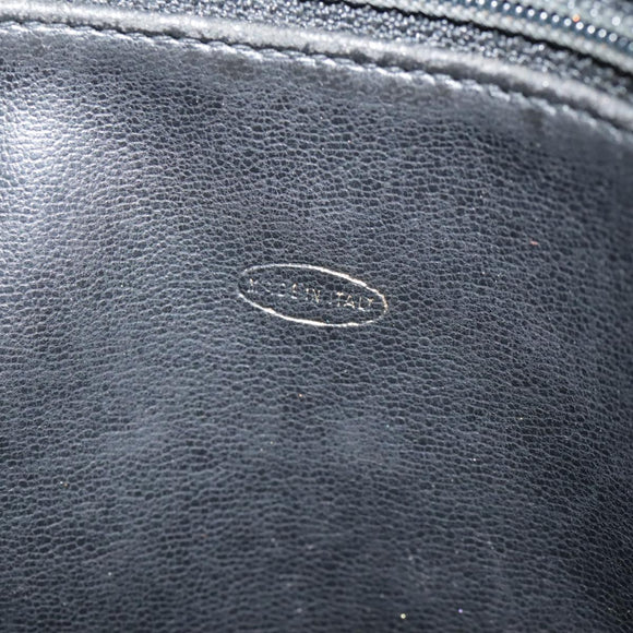 CHANEL Matelasse Chain Shoulder Bag Leather Gold Black CC Auth 108965