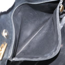 CHANEL Matelasse Chain Shoulder Bag Leather Gold Black CC Auth 108965-11