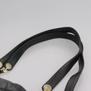 CHANEL Matelasse Chain Shoulder Bag Leather Gold Black CC Auth 108965-14