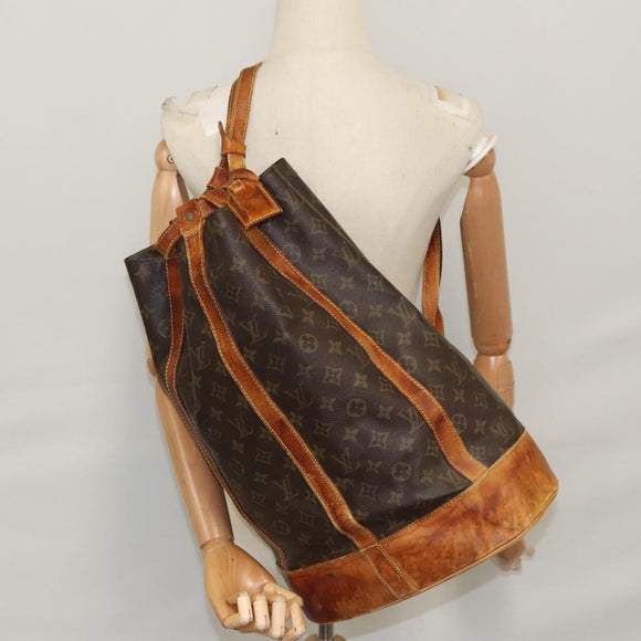 LOUIS VUITTON Monogram Randonnee GM Shoulder Bag M42244 LV Auth 108977