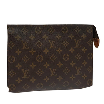 LOUIS VUITTON Monogram Poche Toilette 26 Pouch M47542 LV Auth 109014