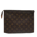 LOUIS VUITTON Monogram Poche Toilette 26 Pouch M47542 LV Auth 109014-2