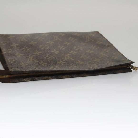 LOUIS VUITTON Monogram Poche Toilette 26 Pouch M47542 LV Auth 109014
