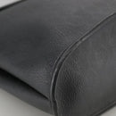 Christian Dior Honeycomb Canvas Shoulder Bag PVC Leather Black Gold Auth 109067-8