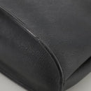 Christian Dior Honeycomb Canvas Shoulder Bag PVC Leather Black Gold Auth 109067-15