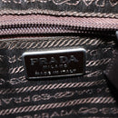 PRADA Shoulder Bag Leather Beige Silver Auth 109082-17