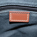 BURBERRY Nova Check Shoulder Bag PVC Leather Beige Brown gold Auth 109099-19