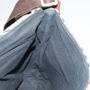 BURBERRY Nova Check Shoulder Bag PVC Leather Beige Brown gold Auth 109099-20