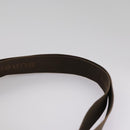 BURBERRY Nova Check Shoulder Bag PVC Leather Beige Brown gold Auth 109099-8