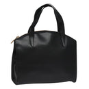 GUCCI Hand Bag Leather Black Gold 000 2058 0569 0 Auth 109125-1