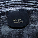 GUCCI Hand Bag Leather Black Gold 000 2058 0569 0 Auth 109125-18