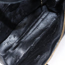 GUCCI Hand Bag Leather Black Gold 000 2058 0569 0 Auth 109125-10