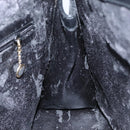 GUCCI Hand Bag Leather Black Gold 000 2058 0569 0 Auth 109125-19