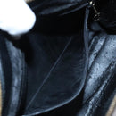 GUCCI Hand Bag Leather Black Gold 000 2058 0569 0 Auth 109125-20