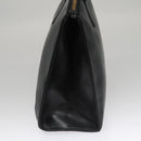 GUCCI Hand Bag Leather Black Gold 000 2058 0569 0 Auth 109125-4