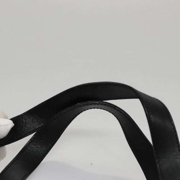 GUCCI Hand Bag Leather Black Gold 000 2058 0569 0 Auth 109125