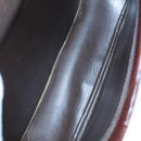 Christian Dior Shoulder Bag Leather Bordeaux Gold Auth 109198-11