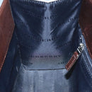 BURBERRY Nova Check Hand Bag Canvas Beige Auth 109208-18