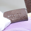 BVLGARI Hand Bag Canvas Beige Auth 109212-12