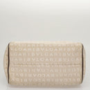 BVLGARI Hand Bag Canvas Beige Auth 109212-5