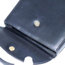 GIVENCHY Hand Bag Leather Black Gold Auth 109282-19