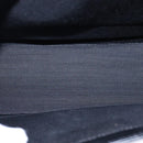 GIVENCHY Hand Bag Leather Black Gold Auth 109282-9