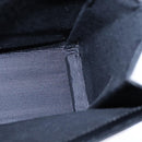 GIVENCHY Hand Bag Leather Black Gold Auth 109282-21