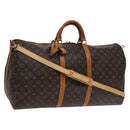 LOUIS VUITTON Monogram Keepall Bandouliere 60 Boston Bag M41412 LV Auth 109329-1