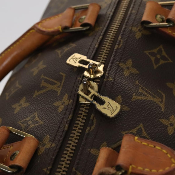 LOUIS VUITTON Monogram Keepall Bandouliere 60 Boston Bag M41412 LV Auth 109329
