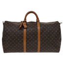 LOUIS VUITTON Monogram Keepall Bandouliere 60 Boston Bag M41412 LV Auth 109329-13