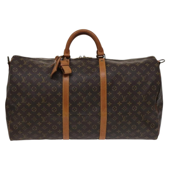 LOUIS VUITTON Monogram Keepall Bandouliere 60 Boston Bag M41412 LV Auth 109329