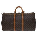 LOUIS VUITTON Monogram Keepall Bandouliere 60 Boston Bag M41412 LV Auth 109329-2