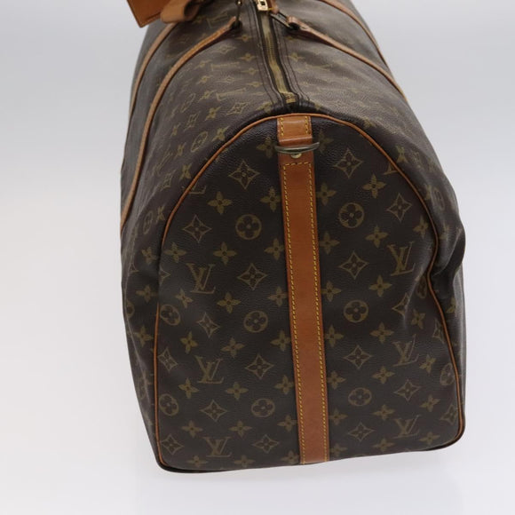 LOUIS VUITTON Monogram Keepall Bandouliere 60 Boston Bag M41412 LV Auth 109329