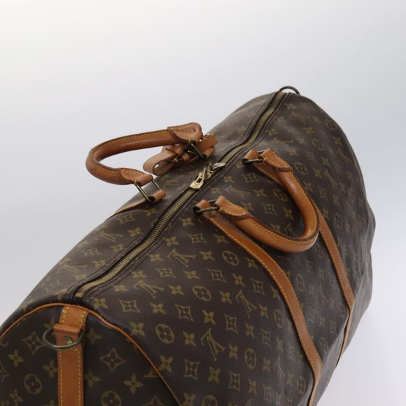 LOUIS VUITTON Monogram Keepall Bandouliere 60 Boston Bag M41412 LV Auth 109329