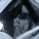 PRADA Shoulder Bag Nylon Black Silver Auth 109422-20