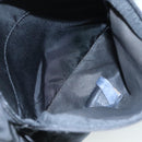 PRADA Shoulder Bag Nylon Black Silver Auth 109422-23