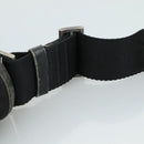 PRADA Shoulder Bag Nylon Black Silver Auth 109422-8