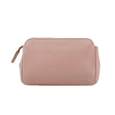 CHANEL COCO Mark Pouch Caviar Skin Pink Gold CC Auth 109423-2