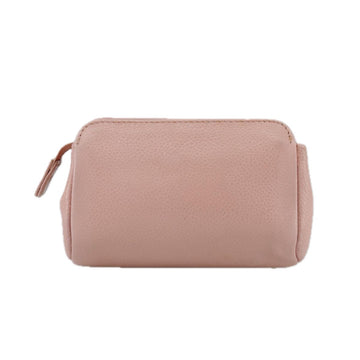 CHANEL COCO Mark Pouch Caviar Skin Pink Gold CC Auth 109423 - 0