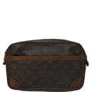 LOUIS VUITTON Monogram Compiegne 28 Clutch Bag M51845 LV Auth 109487-13