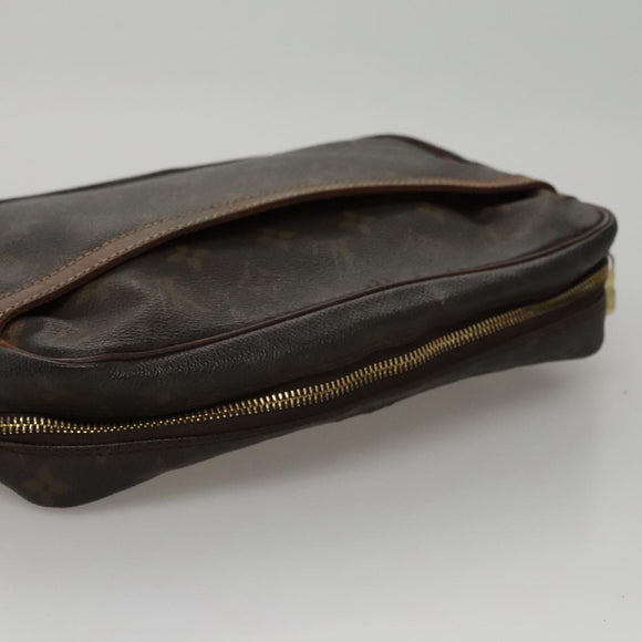 LOUIS VUITTON Monogram Compiegne 28 Clutch Bag M51845 LV Auth 109487