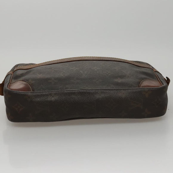 LOUIS VUITTON Monogram Compiegne 28 Clutch Bag M51845 LV Auth 109487