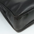 CHANEL COCO Mark Chain Shoulder Bag Lamb Skin Black Gold CC Auth 109490-13