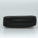 CHANEL COCO Mark Chain Shoulder Bag Lamb Skin Black Gold CC Auth 109490-9